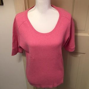 Lands’ End Cotton Scoop Neck Sweater NWT